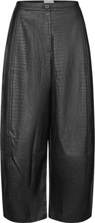 Lollys Laundry Pantaloni cropped - - Trousers - Donna - Nero - XS
