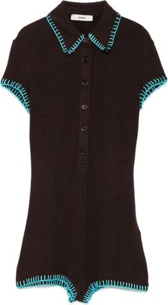 Siedres Tuta intera Dunie a maniche corte - Marrone