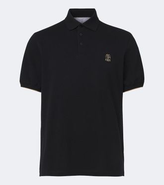 Brunello Cucinelli Cotton piqu&eacute; polo shirt