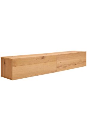 MID.YOU Mid.you Lowboard, Naturfarben, Holz, Holzwerkstoff, Eiche, furniert, 33x30x180 cm, Holzm&ouml;bel, Wohnw&auml;nde Holz, Lowboards Holz