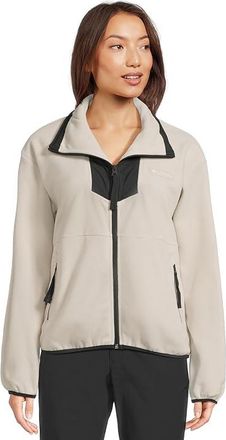 Columbia Sequoia Grovetm Full Zip Fleece Womens Clothing Dark Stone/Black 1 : 2XL, Fleece/Polyester