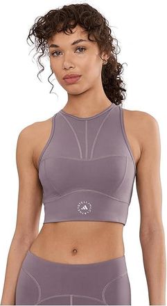 adidas by Stella McCartney By Stella Mccartney Training Crop Top Womens Bra Legacy Purple : XL, Elastane/Nylon