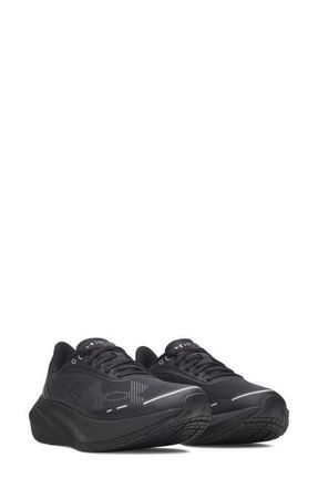 Under Armour UA Velociti Distance Running Shoe in Black /Metallic Gun Metal at Nordstrom, Size 10.5