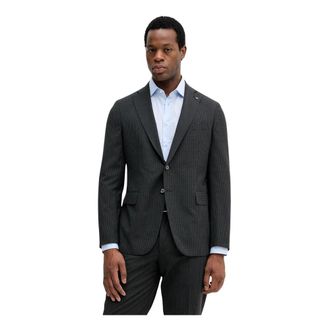Michael Kors Patronen Blazer - Heren - Jassen - Zwart - Maat: 2XL Wol