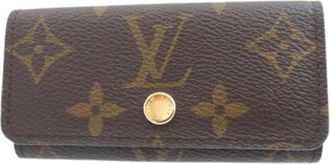 Louis Vuitton Pre-owned Canvas key-holders - unisex - Vintage Accessoires - Bruin - ONE Size - Vintage