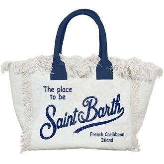 MC2 Saint Barth Tote Bags, female, White, Size: ONE SIZE White Bags Collection