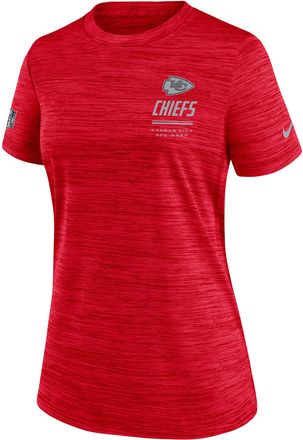 Nike Kansas City Chiefs Sideline Velocity Nike Womens Dri-FIT NFL T-Shirt in Red | 03EY65N7G-7VD
