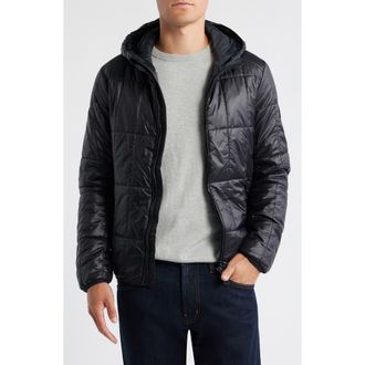 Save The Duck Floyd Quilted Water Resistant Jacket in Black at Nordstrom, Size Xx-Large