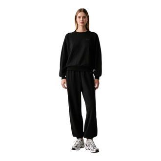 Emporio Armani Tuta in misto modal elasticizzato Logo Series - - Sport - Donna - Nero - 2XS