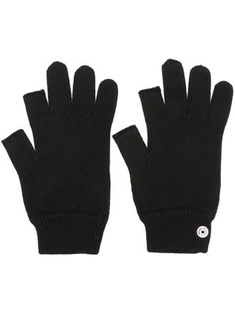 Rick Owens Touchscreen gloves - Black