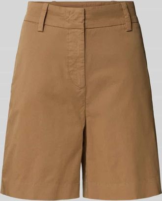 Marc O'Polo Slim Fit Shorts aus Twill in Camel, Größe 44