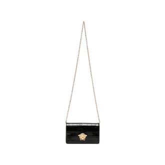 Versace Mini Medusa 95 Croc-effect Shoulder Bag