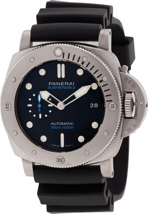 Officine Panerai Pre-owned Pre-owned Panerai Luminor Submersible 1950 Automatic Black Dial Mens Watch PAM01305