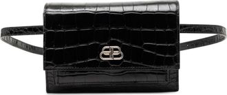Balenciaga Pre-owned Balenciaga Croc Embossed Leather Sharp Belt Bag XS Ladies JI1BQG9UBWAPLSJP