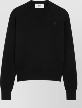 Ami wool crewneck jumper