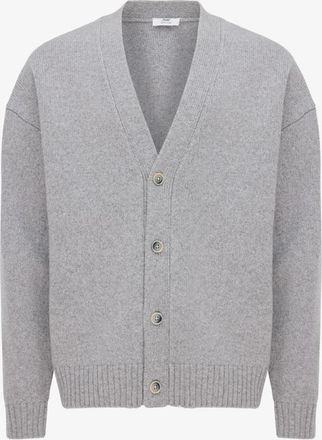 Gentiluomo Button Cardigan | Lichtgrijs