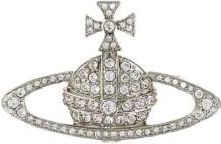 Vivienne Westwood Spilla Bas Relief - - Accessories - Donna - Grigio - ONE SIZE
