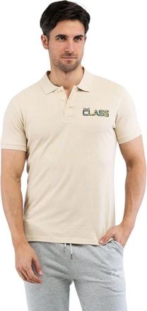 Cavalli Polo Shirt - Heren - Polos - Beige - L - Katoen - Tops