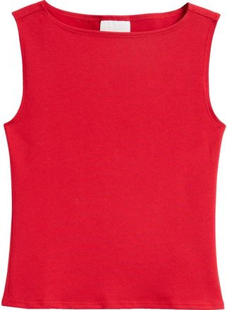 Reformation Dusk Stretch Knit Top in Lipstick at Nordstrom, Size X-Large