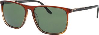 Jaguar 37206 Polarized 5112 Mens Sunglasses Brown Size 60