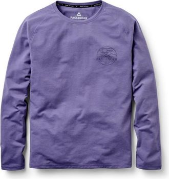 Passenger Sedona Recycled Active L/S Longsleeve f&uuml;r Herren | lila