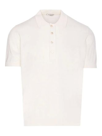 Paolo Pecora silk-blend polo shirt - White