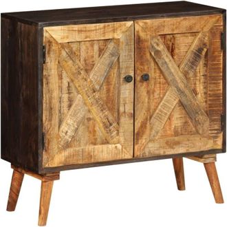 vidaXL Vidaxl - Credenza in Legno Massello di Mango 85x30x75 cm