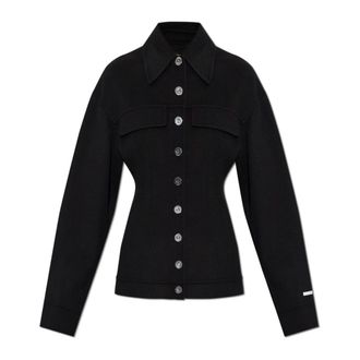 Sportmax Dames, Mantels, Zwart, Maat: 2XS Wol
