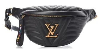 Louis Vuitton Black New Wave Bum Bag