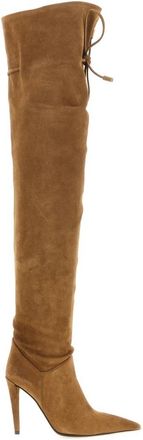 Giuseppe Zanotti Cuissard Laars - Dames - Over de knie laarzen - Bruin - 39 EU - Leer - Schoenen