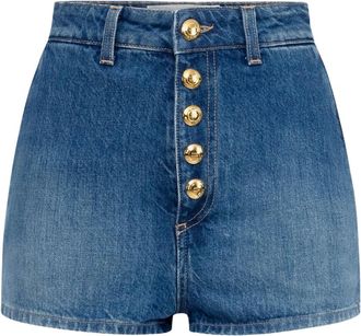 Elisabetta Franchi Denim Shorts, female, Blue, W27, Chic Shorts