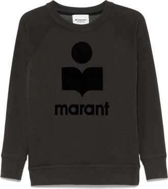 Isabel Marant Black Crew Neck Long Sleeve Sweatshirt