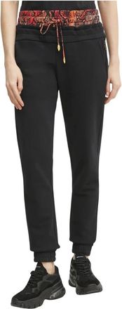 Just Cavalli Trainingsbroeken - Dames - Sweatpants - Zwart - L - Katoen - Broeken