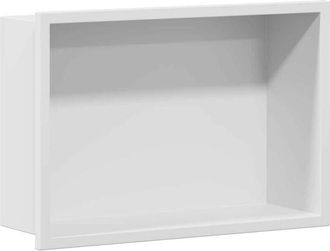 vidaXL Vidaxl - Nichos De Ducha Blanco 30 X 20 X 9.5 Cm Acero Inoxidable