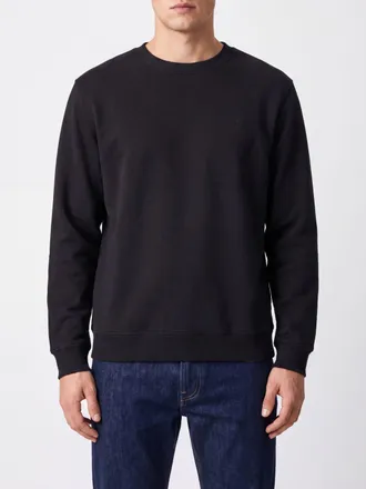 Dondup Felpa girocollo in cotone con logo a contrasto