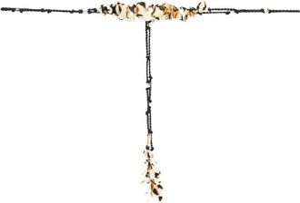 Isabel Marant Collar Abierto Zwart en Goud - Dames - Kettingen - Zwart - ONE Size - Accessoires