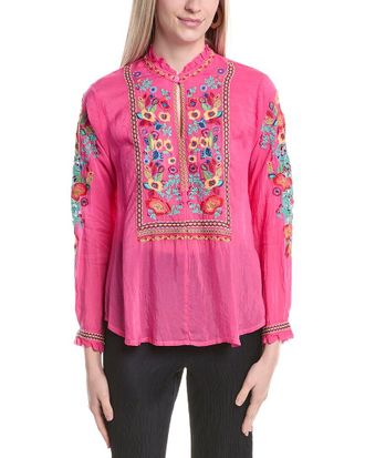 Johnny Was Rose Blouse