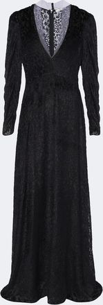Fendi Floral d&eacute;vor&eacute; silk velvet gown