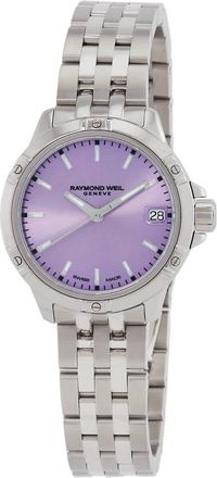 Raymond Weil Tango Quartz Purple Dial Ladies Watch 5960-ST-46001