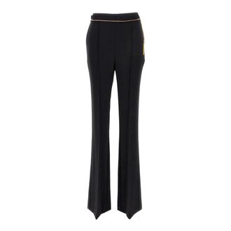Elisabetta Franchi Mujer, Pantalones, Negro, Talla: L