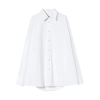 Plan C Shirts, female, White, Size: M Draped Shirt