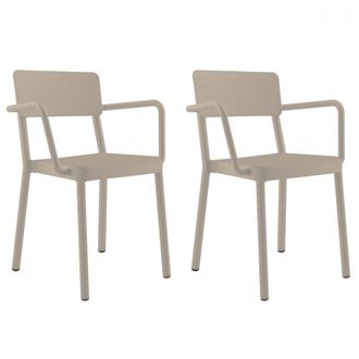 Resol Set 2 Sillas Con Brazos Interior, Exterior Arena Lisboa Resol