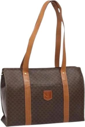 Celine Pre-owned Shoulder Bags, female, Brown, Size: ONE SIZE Pre-owned Leather Shoulder Bag