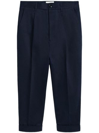 Ami oversized carrot-cut trousers - men - Cotton - M - Blue