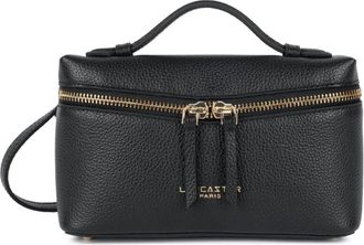 Lancaster Sac boite Zipp&eacute; S Milano Tr&eacute;sor - Dames - Handtassen - Zwart - ONE Size - Leer - Tassen