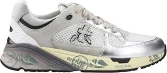 Premiata Sneakers, female, White, 7 UK, White Nineties Style Trainers