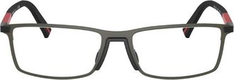 Prada Demo Rectangular Mens Eyeglasses PS 53QV 06P1O1 53