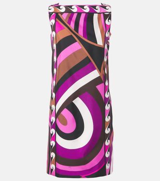 Pucci Iride silk twill minidress