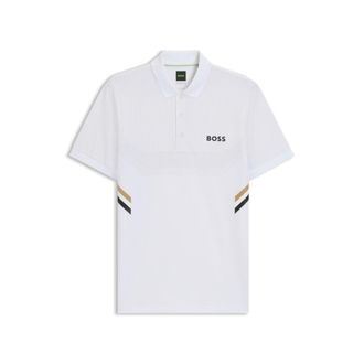 BOSS Active slim-fit polo shirt with moisture management