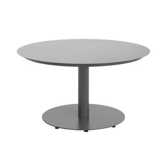 Sweeek Mesa de jard&iacute;n redonda de aluminio, 6 plazas, antracita